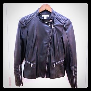 H&M Faux Leather Biker Jacket